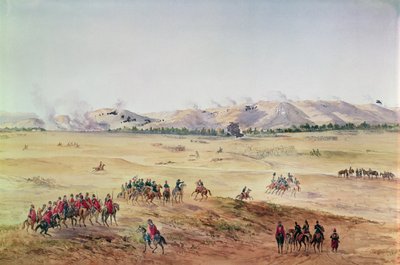 La batalla de Alma, 20 de septiembre de 1854 de French School