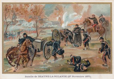 La Batalla de Beaune-La-Rolande de French School