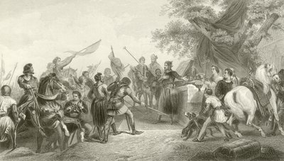 La batalla de Bouvines, 1214 de French School