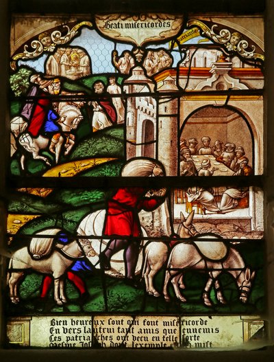 Las bienaventuranzas: Bienaventurados los misericordiosos: escena de la historia de José de French School