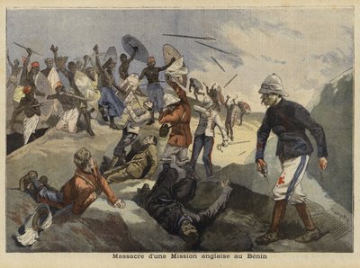 La masacre de Benín, 4 de enero de 1897 de French School