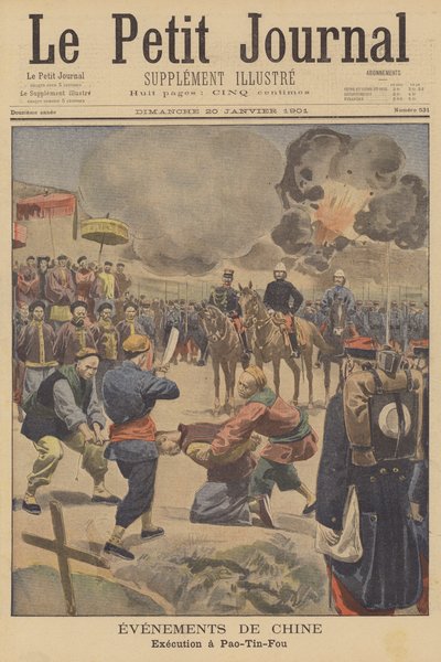 La Rebelión de los Bóxers: una ejecución en Baoding de French School