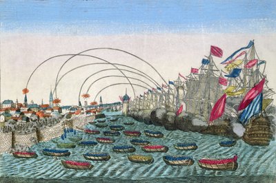 La captura de La Habana por los ingleses en 1762 de French School
