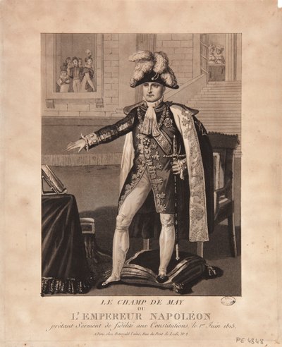 El Campo de Mayo, o el Emperador Napoleón jurando el juramento de fidelidad a la constitución de French School