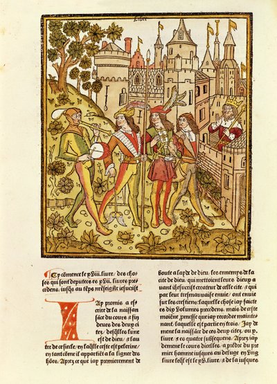 La Ciudad de Dios y la Ciudad de Este Siglo, de La Ciudad de Dios, 1486-87 de French School