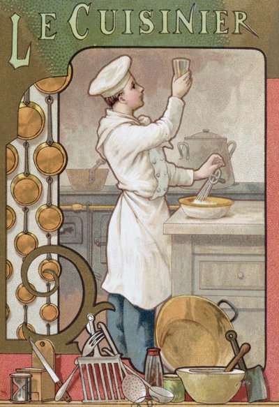 El cocinero, c.1899 de French School
