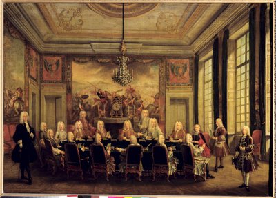 El Consejo de Regencia para la Minoría de Luis XV (1710-74) de French School