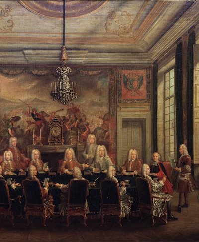 El Consejo de Regencia para la Minoría de Luis XV de French School