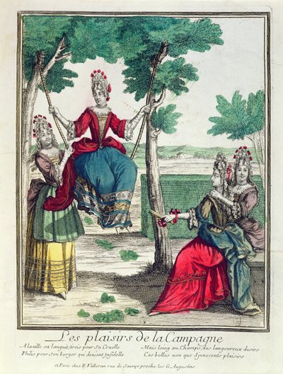 Los Placeres del Campo, segunda mitad del siglo XVII de French School