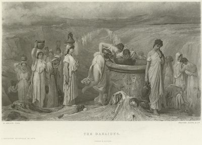 Las Danaides (grabado) de French School