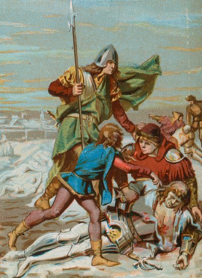 La muerte de Carlos el Temerario, Duque de Borgoña de French School