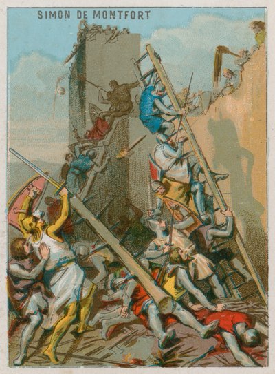 La Muerte de Simón de Montfort de French School