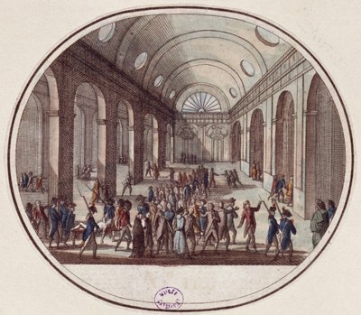 La muerte de veintiún diputados girondinos, 31 de octubre de 1793 (10 Brumario Año 2) de French School