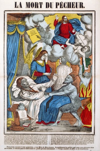 La muerte de un pecador de French School