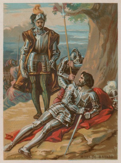 La Muerte del Caballero de Bayard de French School