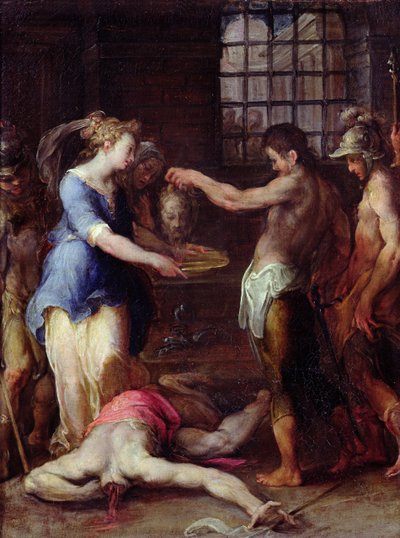 La decapitación de San Juan Bautista de French School