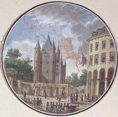 El Donjon del Templo, París de French School