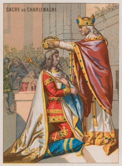El emperador Carlomagno de French School