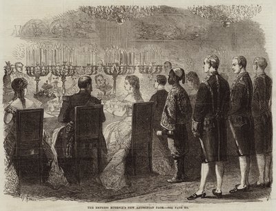 El nuevo paje abisinio de la emperatriz Eugenia (grabado) de French School