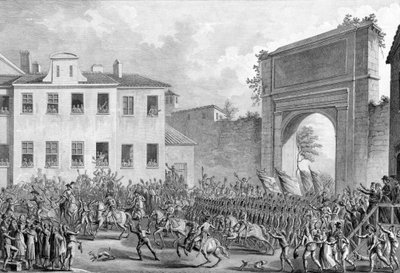 La entrada de los franceses en Milán, 25 Floreal An IV (14 de mayo de 1796) - Campaña italiana (1796-1797) - Las tropas francesas entraron en Milán el 14 de mayo de 1796 de French School