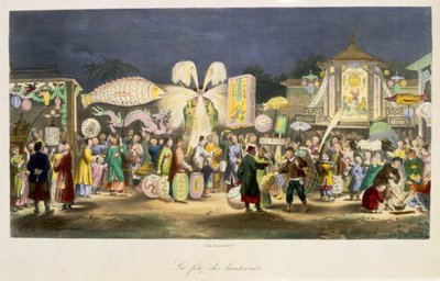 El Festival de las Linternas, publicado por Formentin, 1824-27 de French School