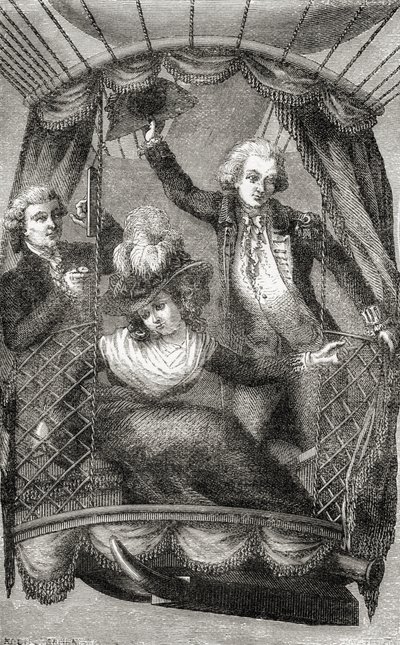 El Primer Ascenso en Globo en Inglaterra, 15 de septiembre de 1784, de 