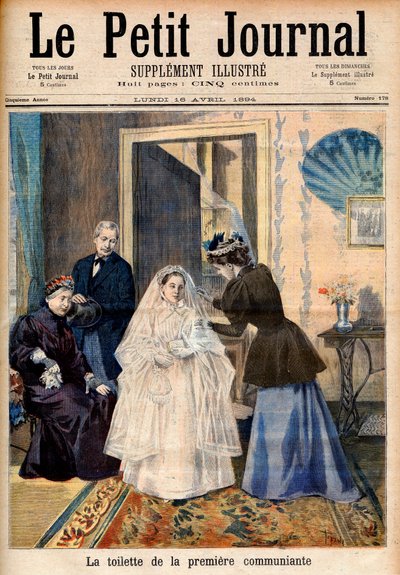 La Primera Comulgante, ilustración de 
