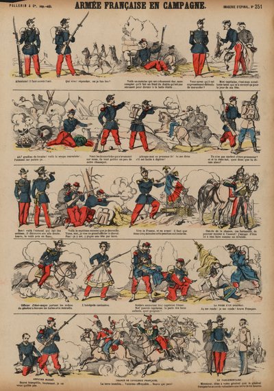 El ejército francés en el campo de French School