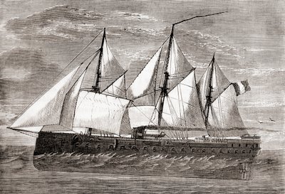 El acorazado francés Gloire 