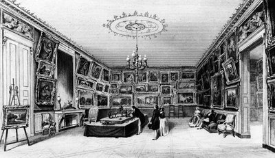 La Galerie Durand-Ruel, 103, rue des Petits-Champs, París, segunda mitad del siglo XIX de French School