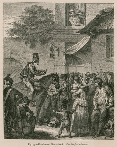 El charlatán alemán; después de Duplessis-Bertaux de French School