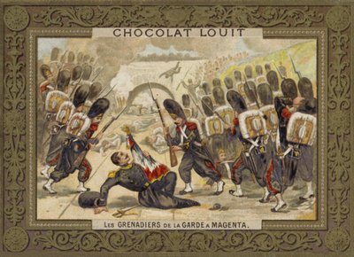 Los Granaderos de la Guardia en la Batalla de Magenta, 1859 de French School
