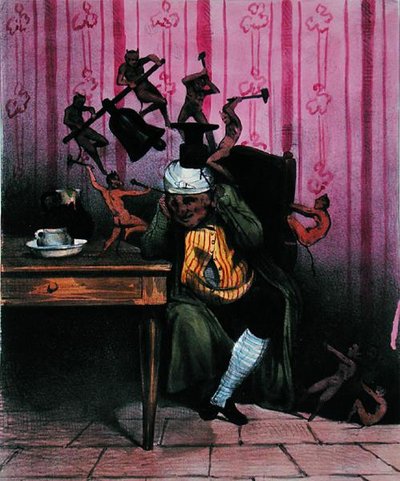 El Dolor de Cabeza, c.1840 de French School