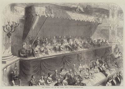 La Caja Imperial en la Gran Ópera, París de French School