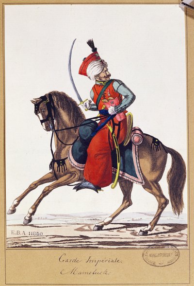 La Guardia Imperial, Mameluco, principios del siglo XIX de French School