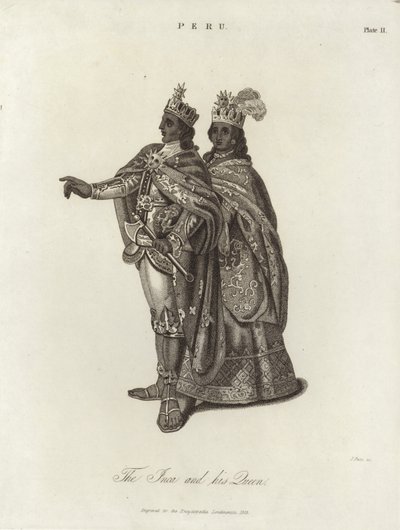 El Inca y su Reina de French School