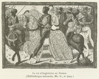 El Rey de Inglaterra en Francia de French School