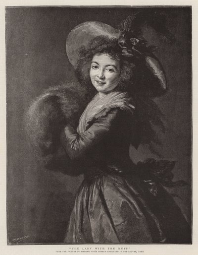 La dama con el manguito de French School