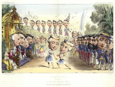 La tierra de las grandes cabezas de French School