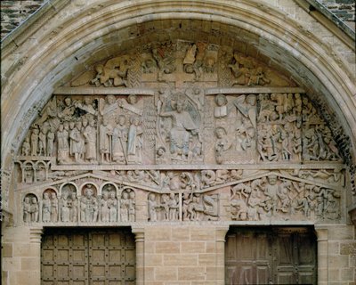 El Juicio Final, tímpano del portal oeste de French School