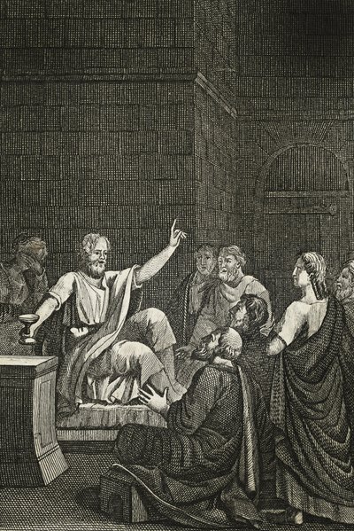 Los últimos momentos de Sócrates de French School