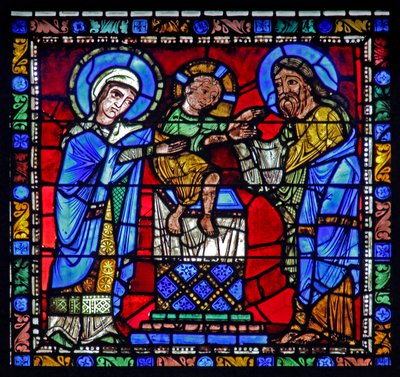 La vida de Cristo: La Presentación en el Templo de French School