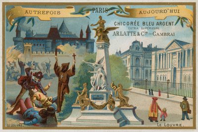 El Louvre, París de French School