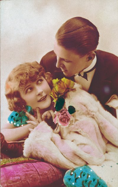 Los amantes, c.1930 de French School