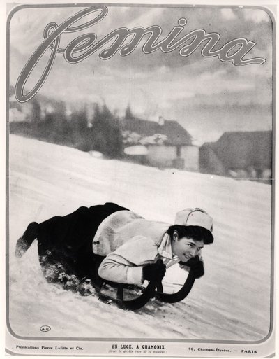 El luge en Chamonix, de Femina de French School