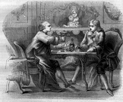 El Marqués de Nointel ofreciendo un almuerzo al bandido Cartouche (Louis Dominique Cartouche) de French School