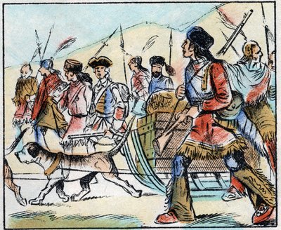El marqués de Montcalm (Louis Joseph de Montcalm) de French School