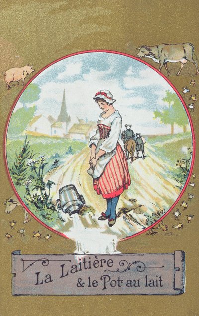 La lechera y su cántaro de French School