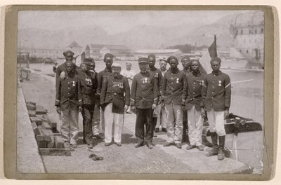 La misión Marchand, que salió de Loango, en el Congo, y llegó a Fachoda, Sudán, 1897-98 de French School