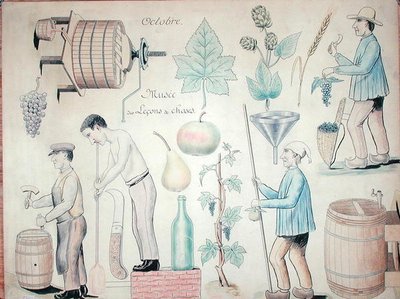 El mes de octubre: Producción de vino de French School